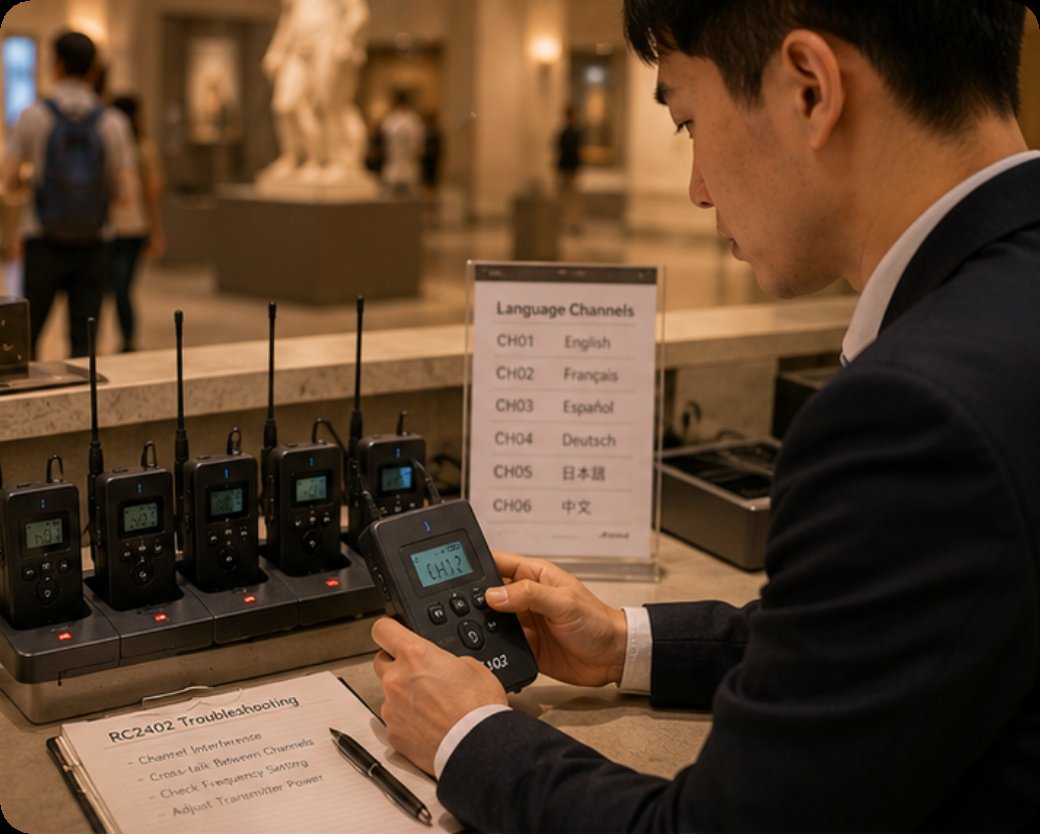 🔍 Museum Audio Guide Failure? Here Is How to Troubleshoot Your Wireless Tour Guide System(图3) 🔍 Museum Audio Guide Failure? Here Is How to Troubleshoot Your Wireless Tour Guide System(图3)