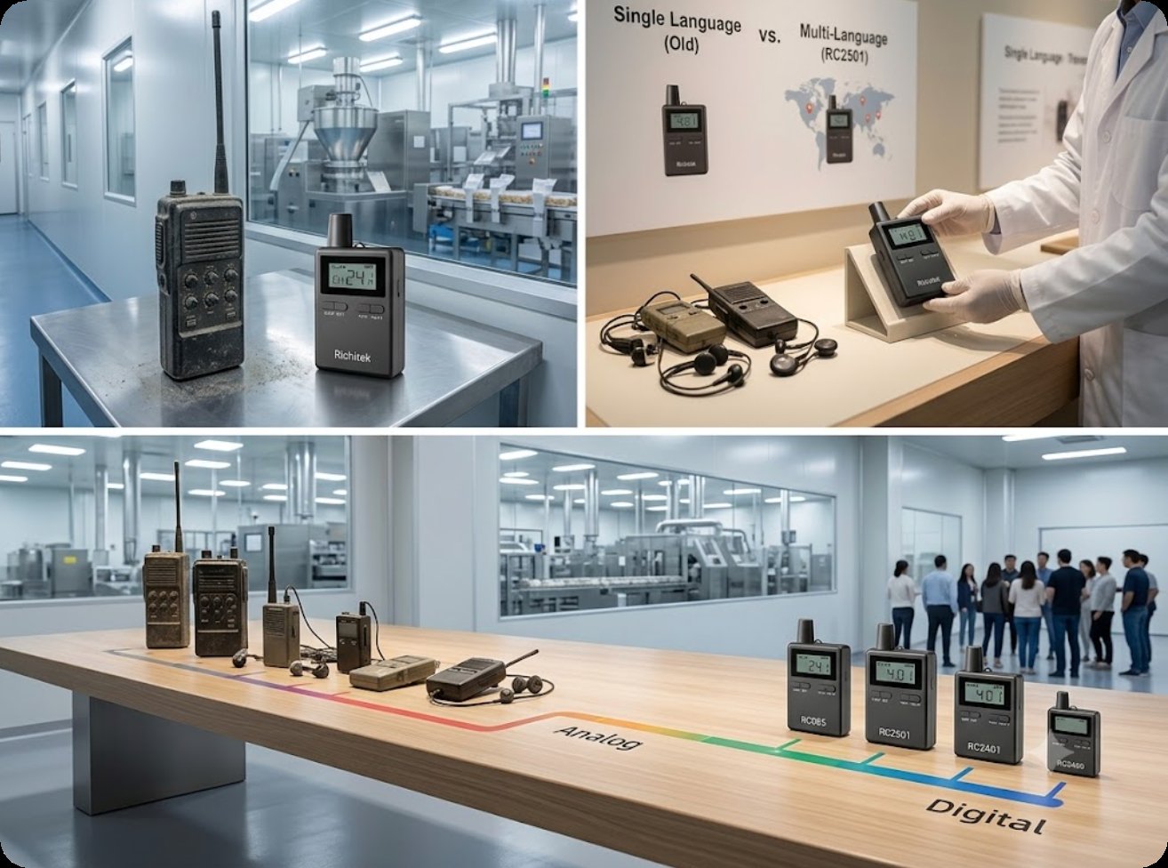 RC085 Wireless Tour Guide System 📡 From Factory Floor to Finished Product: How a Wireless Tour Guide System Modernizes Food Factory Tours(图1)