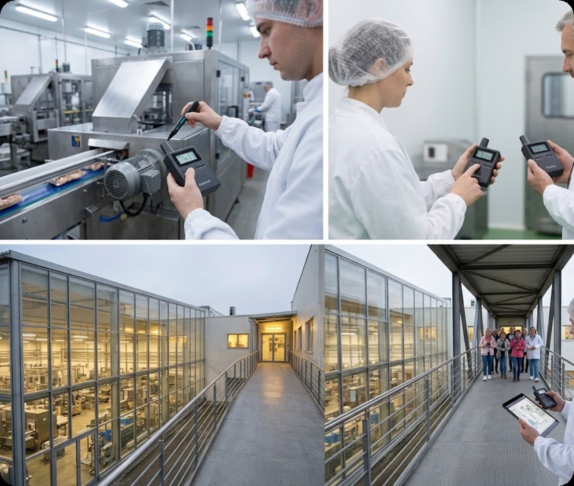 RC2501 Wireless Tour Guide System 📡 When Your Food Factory Tour Goes Silent: Troubleshooting Audio Gaps with the Right Wireless Tour Guide System(图2)