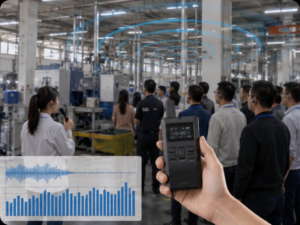 RC2406 80-Channel 2.4G Wireless Tour Guide System 🎯 Factory Tour Guide System: Which Model Delivers the Best Audio for Your Walkthrough?(图2)