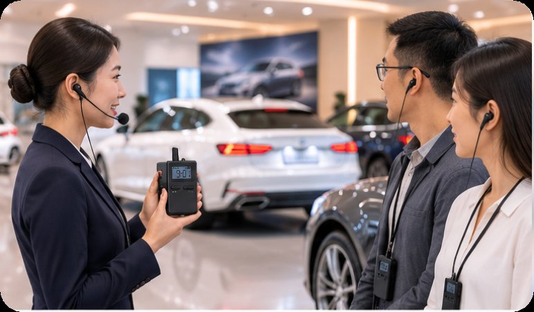 🏆 How a Global Auto Giant Streamlined Factory Tours with a Wireless Tour Guide System: A Real-World Case Study(图3)