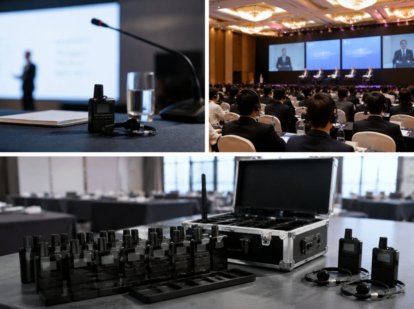 Wireless Audio Guide System for Conference: 50 Channels Multi-Language Boost Meeting Efficiency(图3) Wireless Audio Guide System for Conference: 50 Channels Multi-Language Boost Meeting Efficiency(图3)