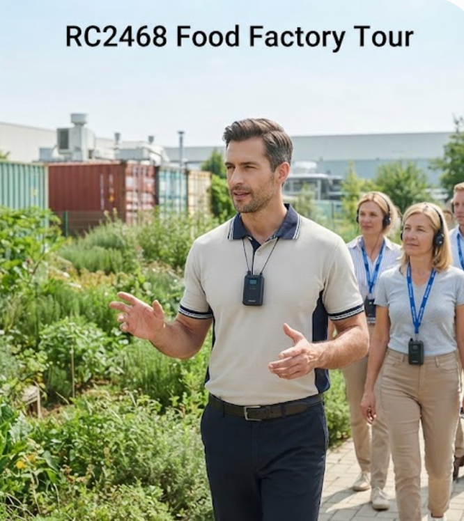 RC2501 / RC2468 Food Factory Tour Wireless Guide System: A Case Study in Operational Efficiency(图2) RC2501 / RC2468 Food Factory Tour Wireless Guide System: A Case Study in Operational Efficiency(图2)