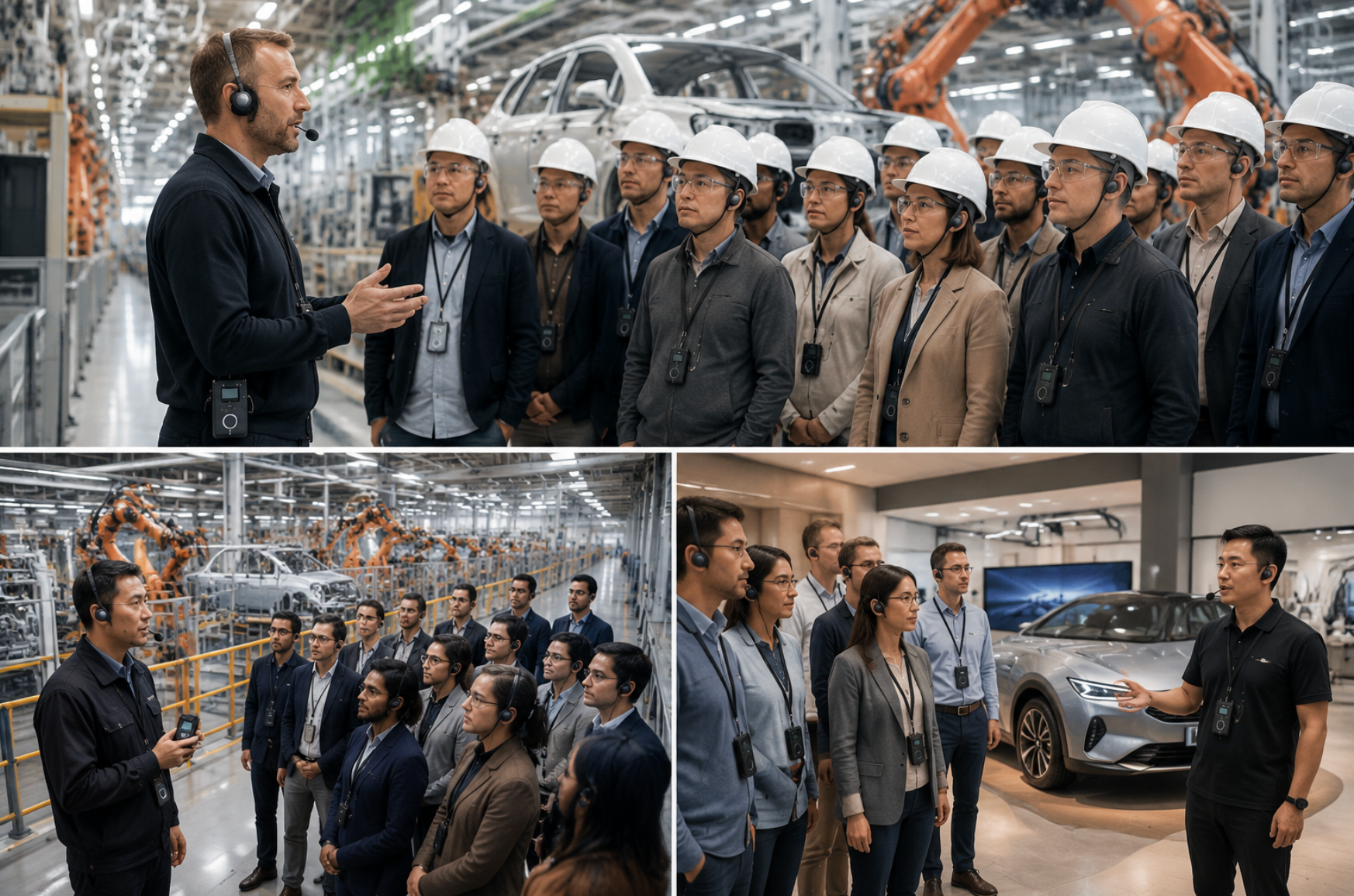 RC9150 vs RC2406 vs RC2401 vs Bosch Integrus vs Lingzao: Wireless Tour Guide System Comparison for Auto Factory Tours(图1)