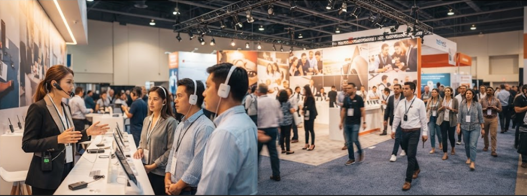 What a Crowded Trade Show Booth Taught Us About Wireless Tour Guides(图3)