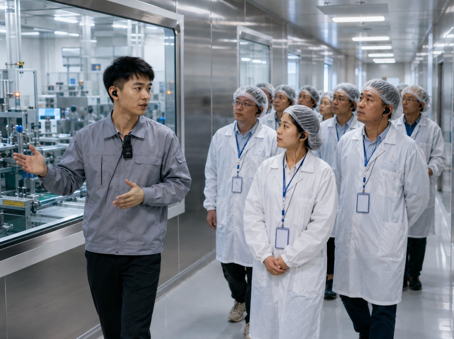 A Pharma Plant Visit Upgraded with RC2468 and RC2402 Wireless Tour Guide Systems(图3)