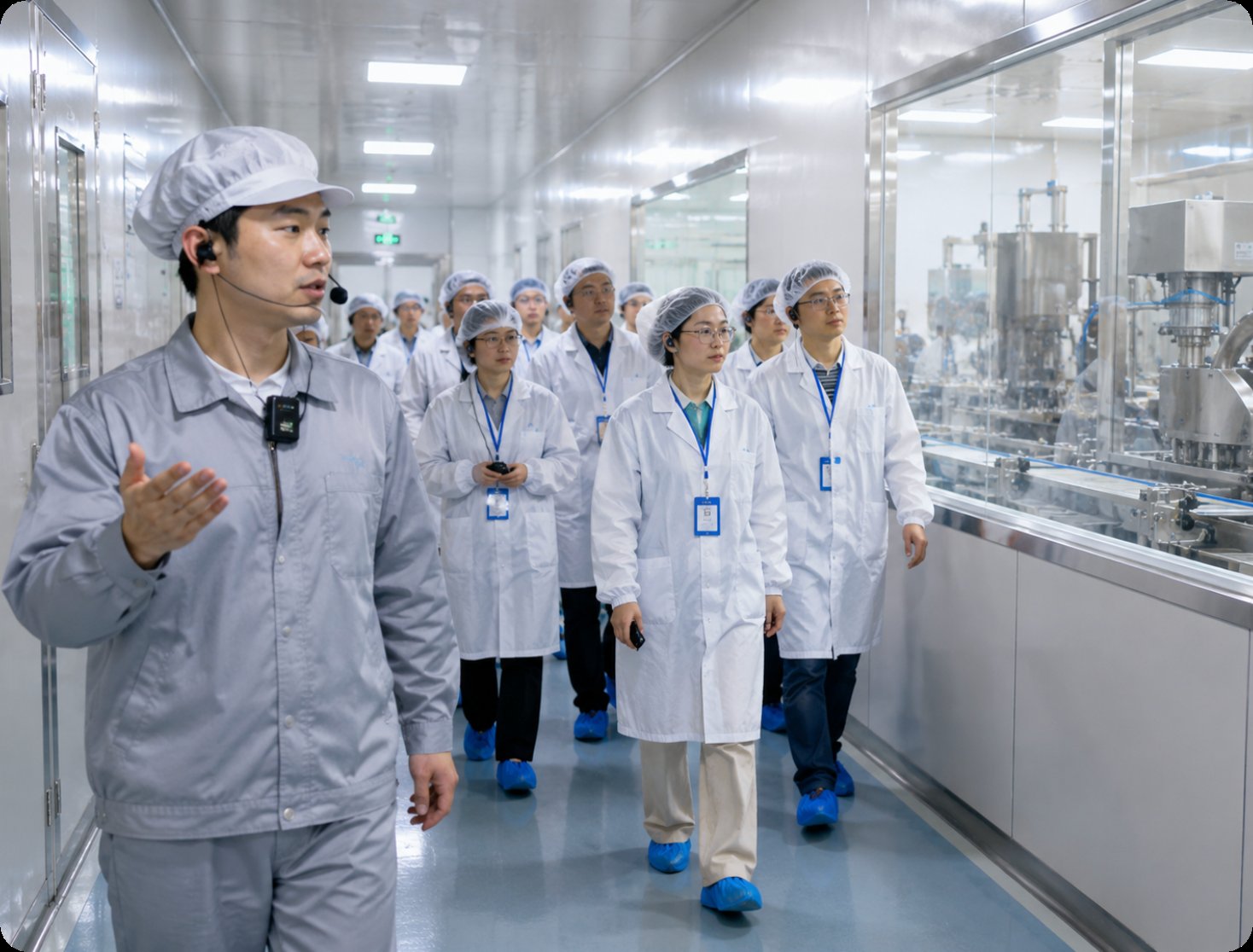 A Pharma Plant Visit Upgraded with RC2468 and RC2402 Wireless Tour Guide Systems(图1)
