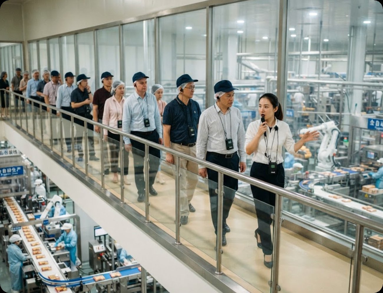Keeping a Food Plant Tour Clear When the Guide System Falters(图3)