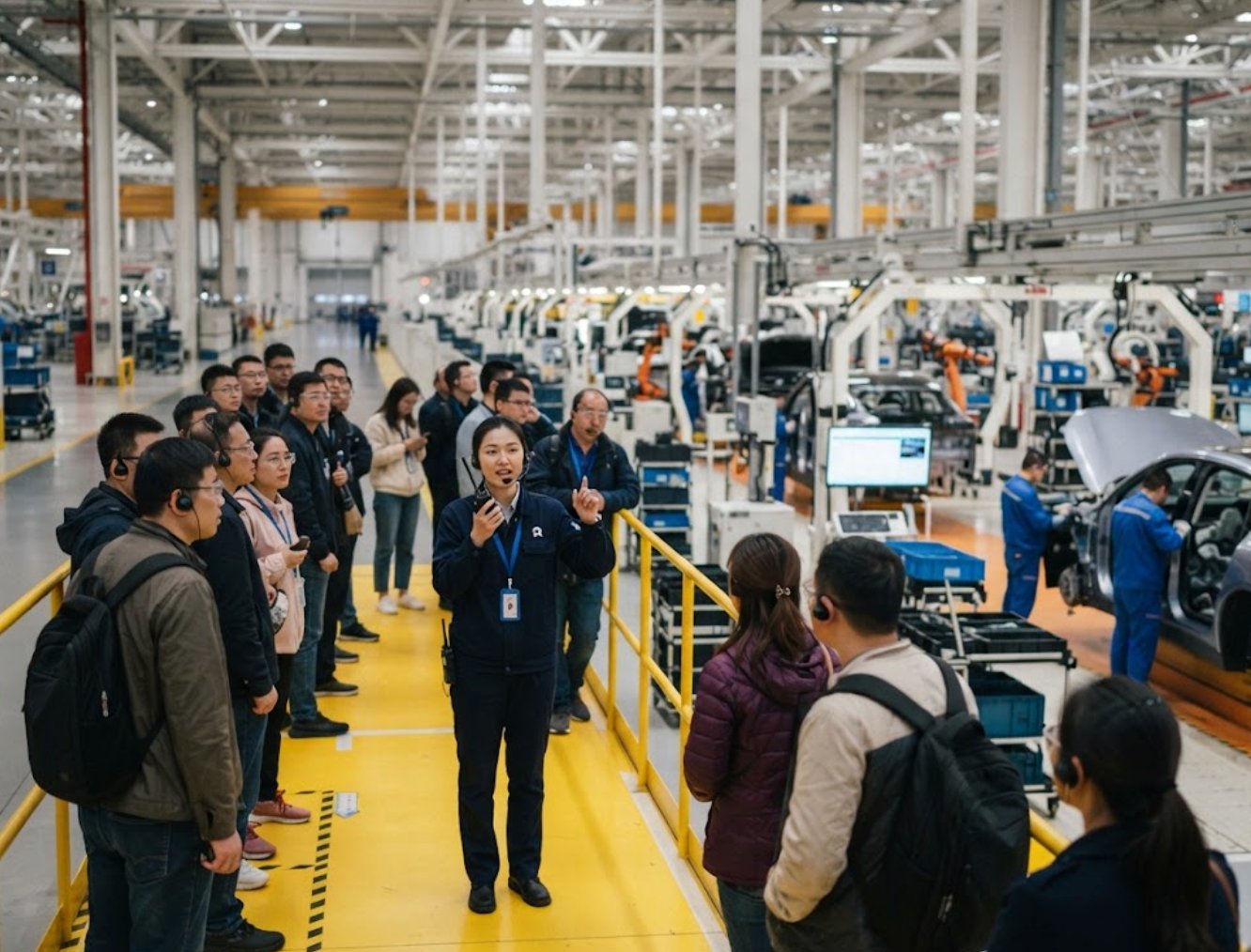Keeping Auto Factory Tours Clear with RC8860 and RC2408 Wireless Tour Guide Systems(图2)