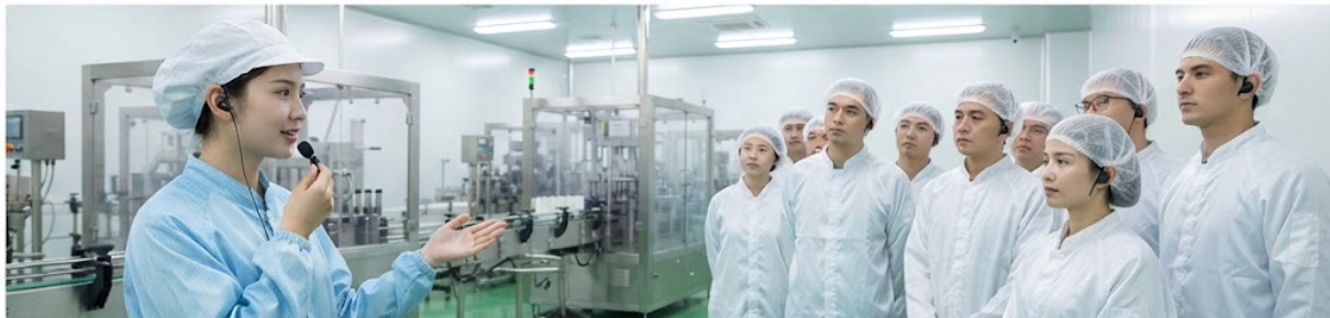 Wireless Tour Guide System for Food Factory Tours: How RC2501, RC085, and RC2468 Handle Noise, Distance, and Group Size(图3)