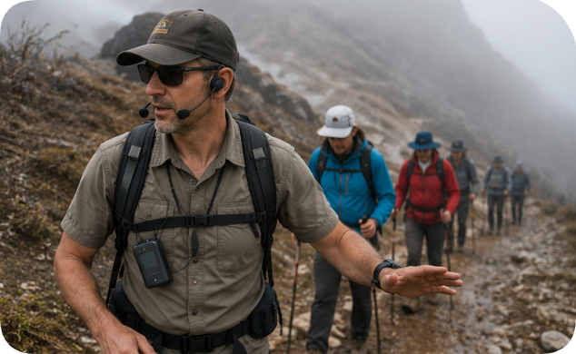 RC2401 vs RC8860 vs RC2408 vs OKAYO vs Mipro: Wireless Tour Guide Systems for Guided Hikes and Trail Tours(图2)