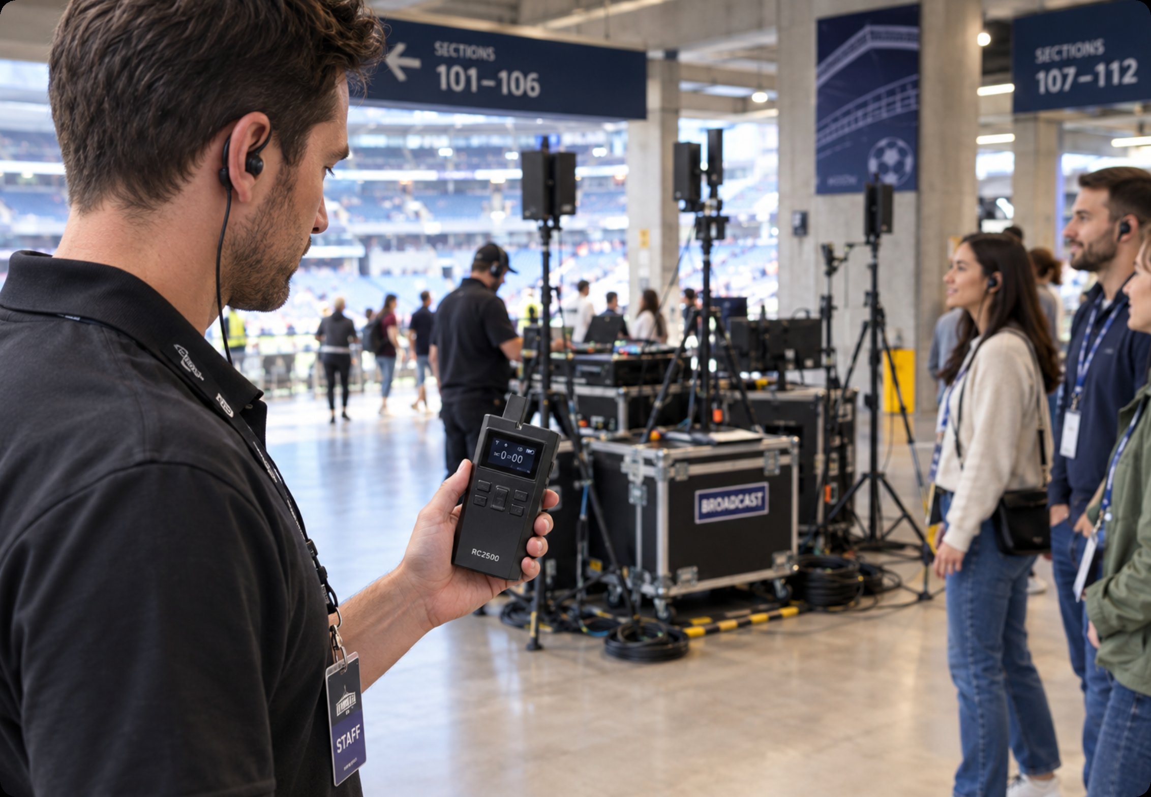 RC8860 and RC2500: Troubleshooting Stadium Tour Audio on Match Day(图1) RC8860 and RC2500: Troubleshooting Stadium Tour Audio on Match Day(图1)