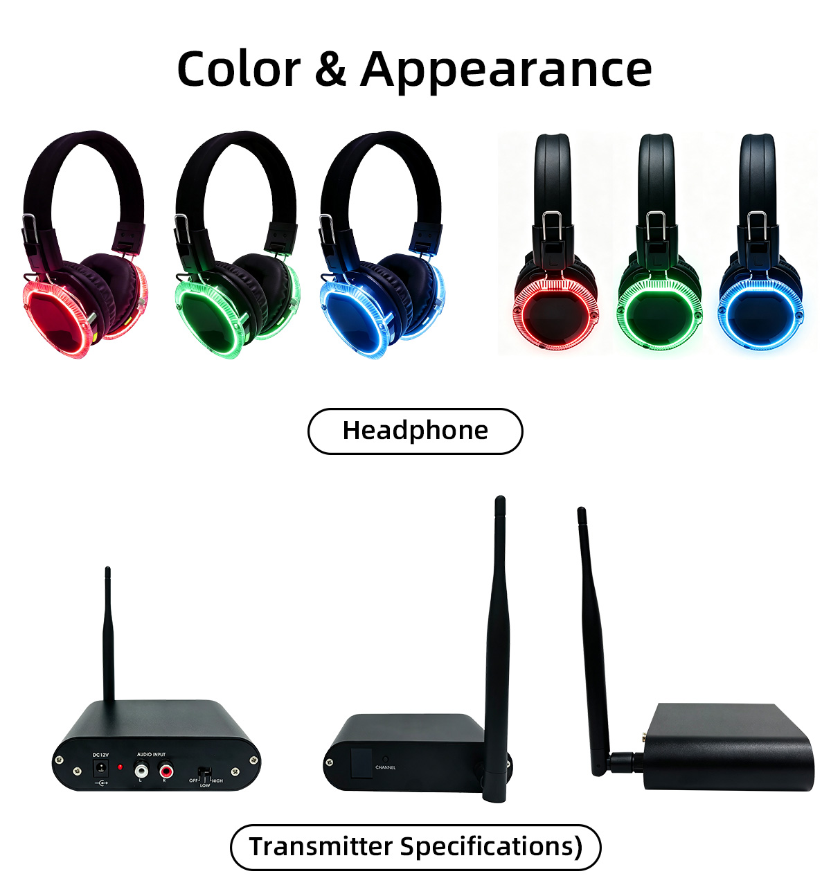 Silent Disco Wireless Headphone Syste(图4) Silent Disco Wireless Headphone Syste(图4)