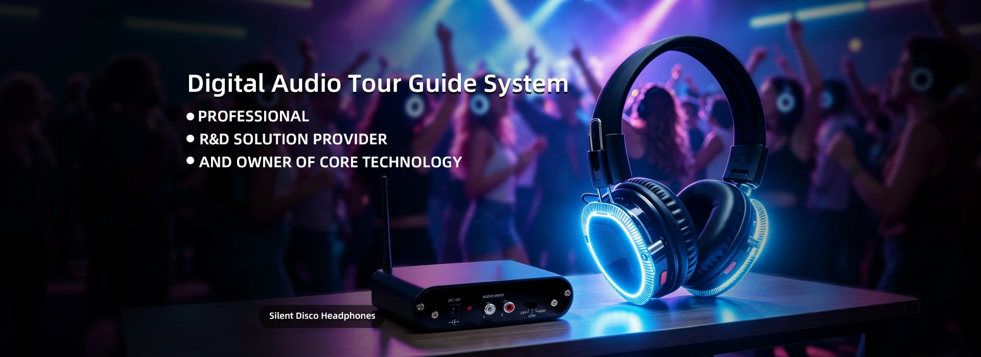Silent Disco Wireless Headphone System