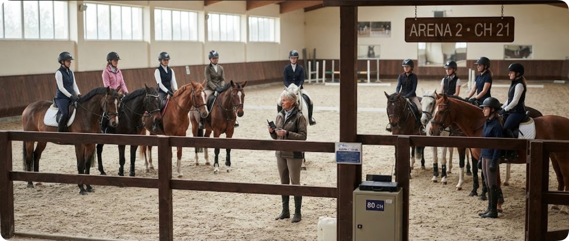 <strong>RC2406, RC8860 and RC9150: How a Riding School's Timetable Decides the Equipment</strong>