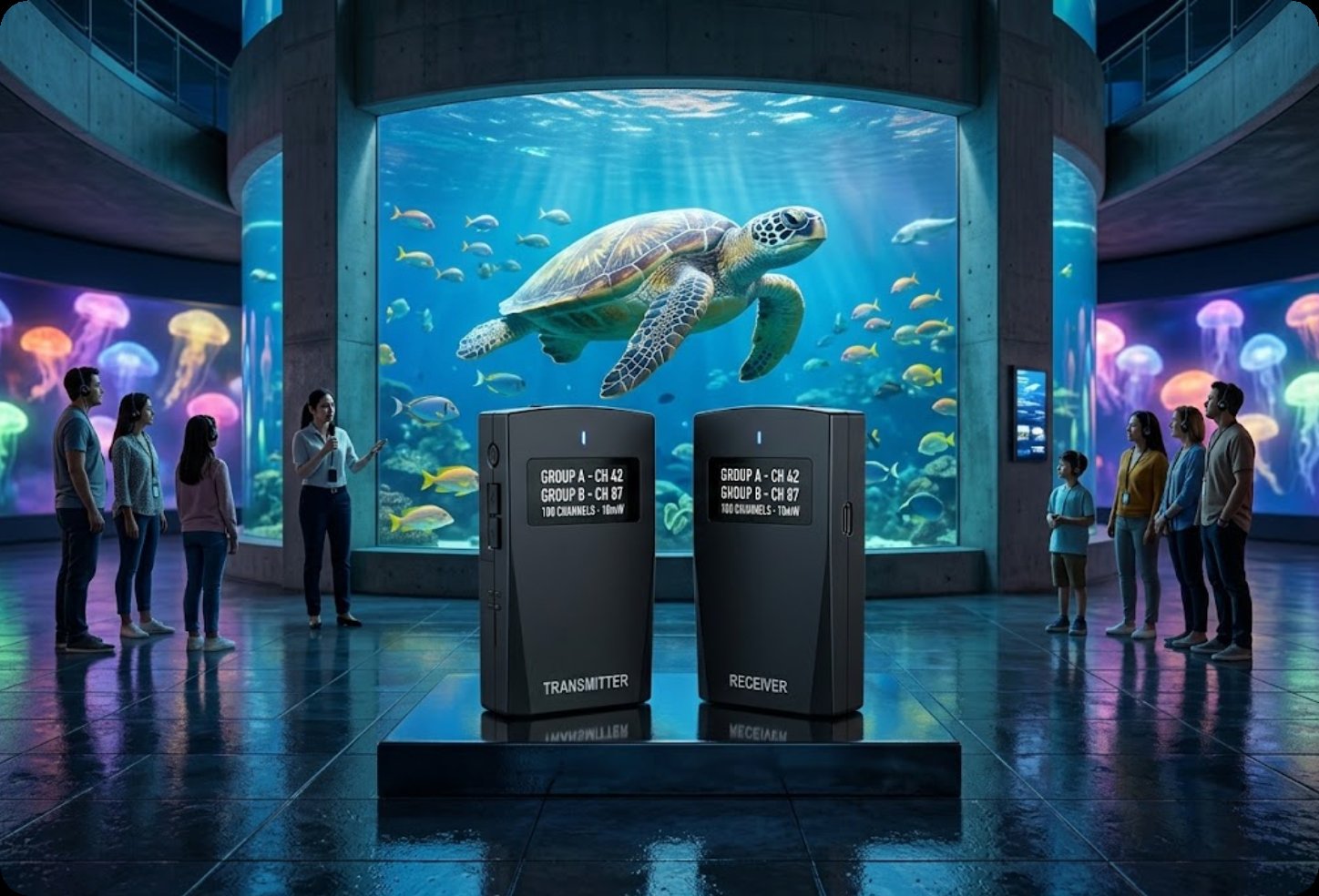 RC9150 hundred channels for parallel aquarium groups richitek zoo_aquarium vs shenceng dongfang 1
