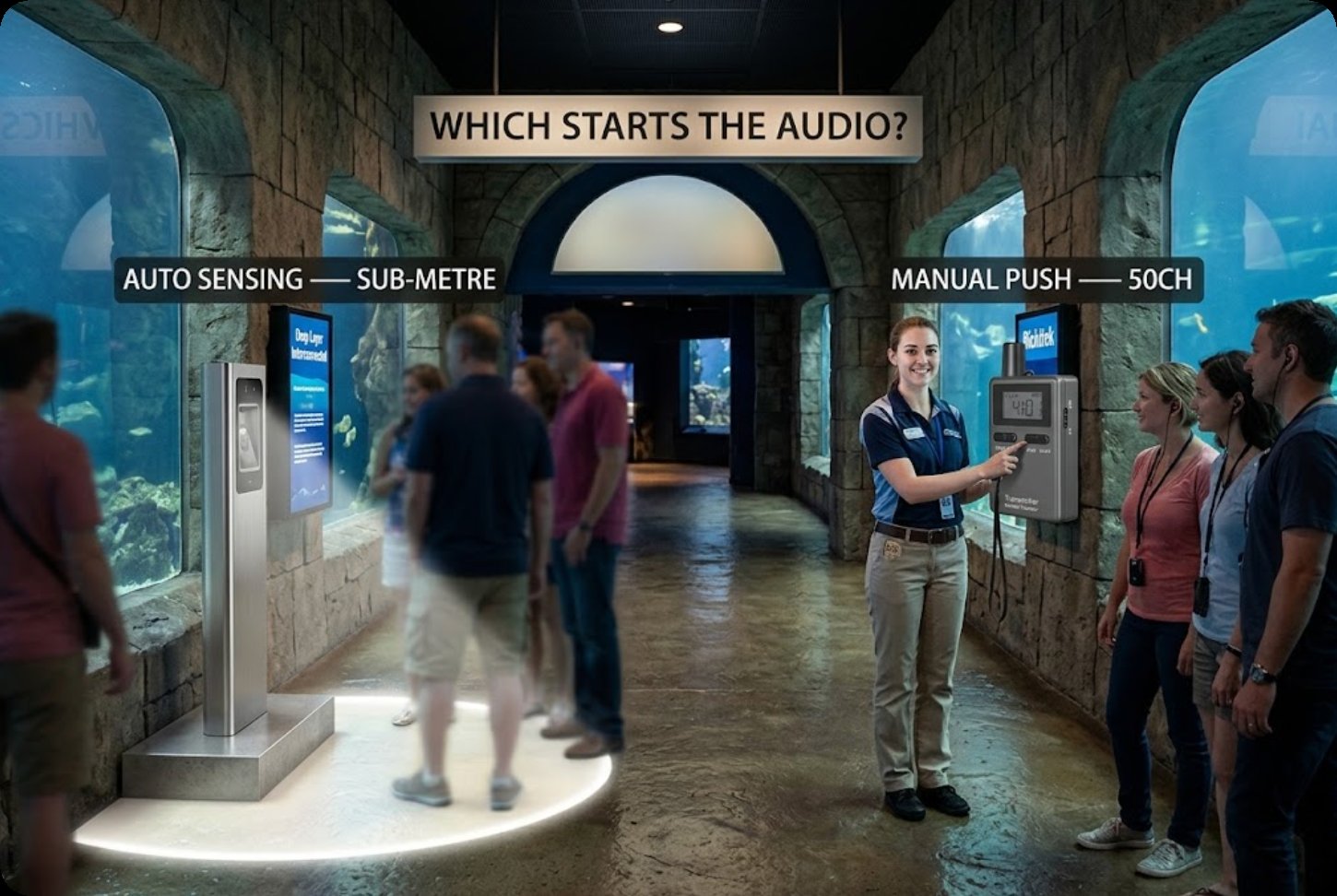 Automatic sensing or manual control: which starts the audio richitek zoo_aquarium vs shenceng dongfang 3