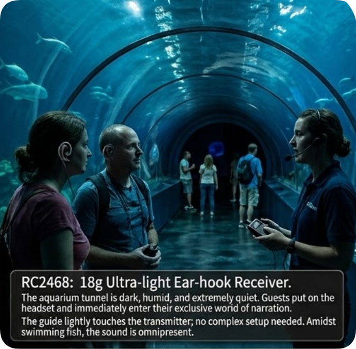 A device the guest can put on without looking at it richitek aquarium_tunnel vs kaimile lingzhao 2