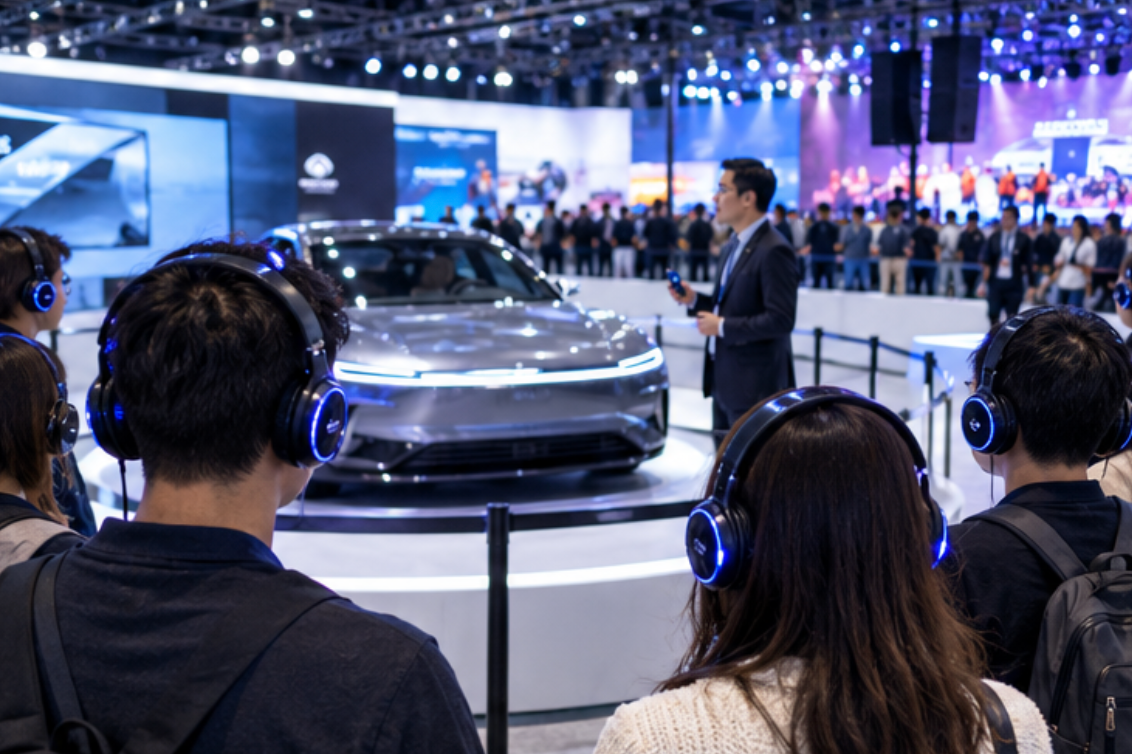 silent-disco-auto_show_seasonal_planning-launch-stage-headsets silent-disco-auto_show_seasonal_planning-launch-stage-headsets